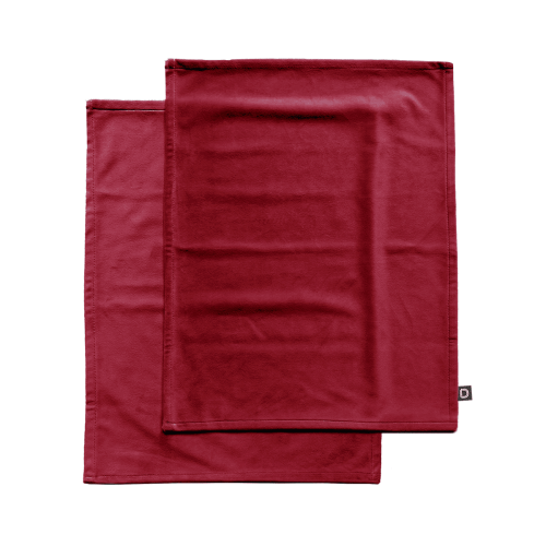 Komplet 2 podkładek pod talerze VELVET VE2267 | rubinowy