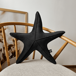 Poduszka rozgwiazda duża VELVET VE2219 | czarna