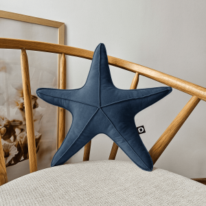 Poduszka rozgwiazda mała VELVET VE2211 | granat