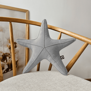 Poduszka rozgwiazda mała VELVET VE2218 | szara