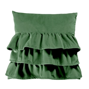 Poduszka z falbanami VELVET VE2236 | zielony