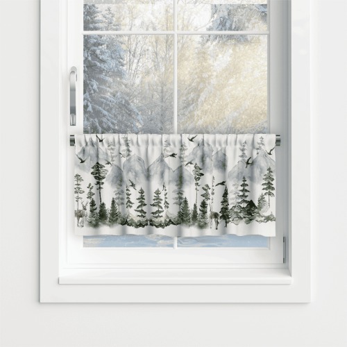 Zazdrostka WINTER wzór BN51 | Leśny pejzaż