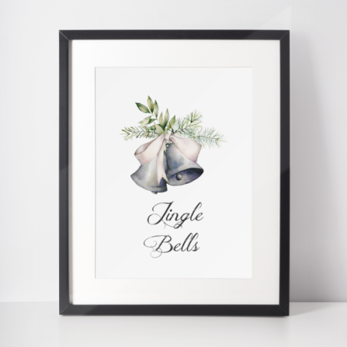 Plakat świąteczny WINTER | dzwonki