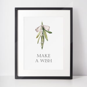 Plakat świąteczny WINTER | jemioła
