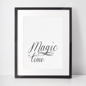 Plakat świąteczny WINTER | magic time