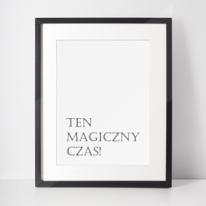 Plakat świąteczny WINTER | ten magiczny czas