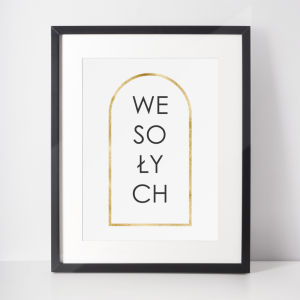 Plakat świąteczny WINTER | wesołych