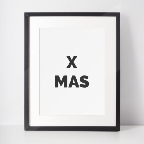 Plakat świąteczny WINTER | Xmas