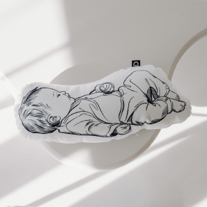 Poduszka NEWBORN wzór NB40 | czarujący brzdąc