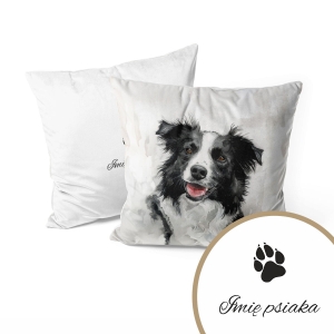 Poduszka dla miłośników zwierząt wzór ZW06 | border collie
