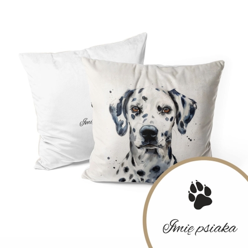 Poduszka dla miłośników zwierząt wzór ZW13 | dalmatyńczyk 