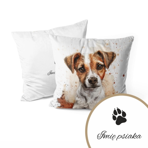 Poduszka dla miłośników zwierząt wzór ZW17 | jack russell terrier 
