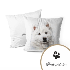 Poduszka dla miłośników zwierząt wzór ZW31 | samojed