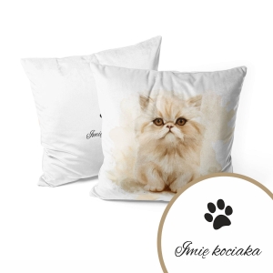 Poduszka dla miłośników zwierząt wzór ZW38 | kot perski
