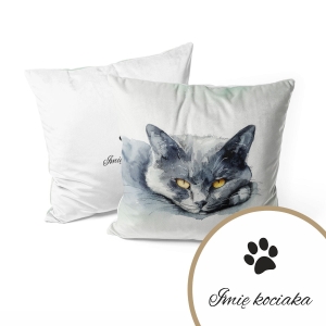 Poduszka dla miłośników zwierząt wzór ZW39 | kot rosyjski