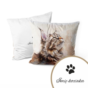 Poduszka dla miłośników zwierząt wzór ZW42 | main coon