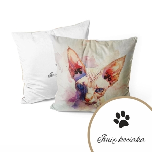 Poduszka dla miłośników zwierząt wzór ZW44 | sfinks