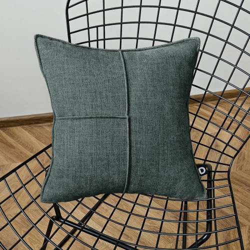 Poduszka z przeszyciami MODERN wzór MD72 | niebieski