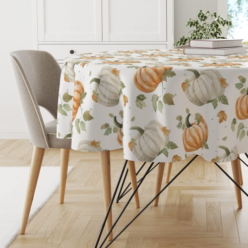 Obrus okrągły AUTUMN wzór AT38 | dynie