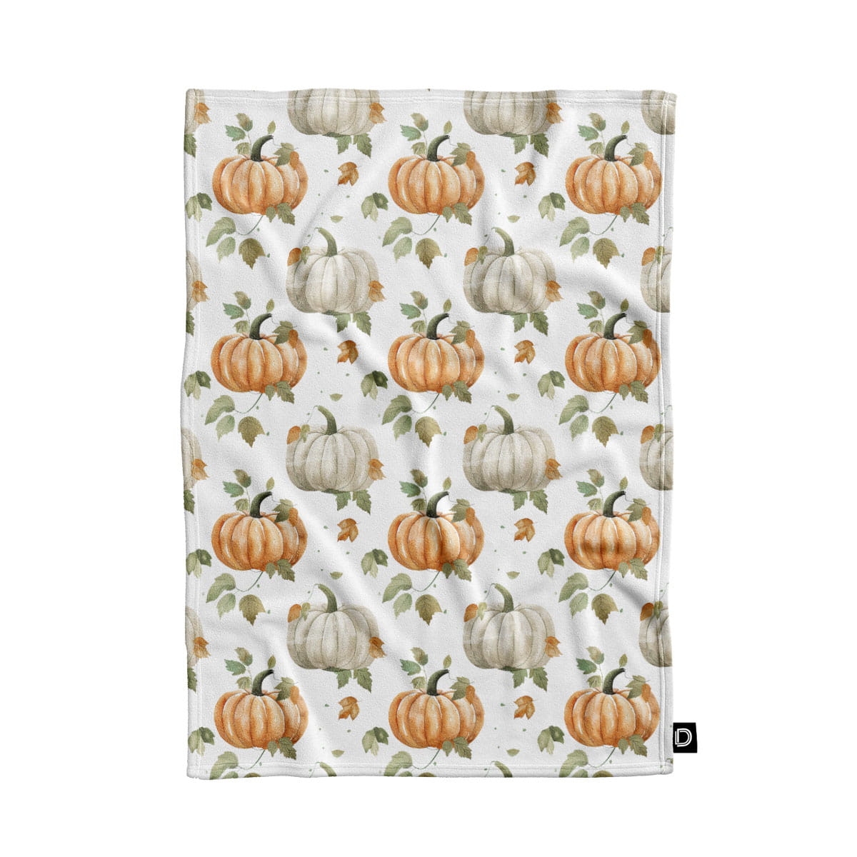 Koc pluszowy AUTUMN wzór AT38 | dynie