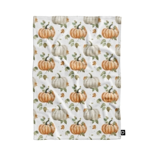 Koc pluszowy AUTUMN wzór AT38 | dynie