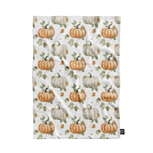 Koc pluszowy AUTUMN wzór AT38 | dynie
