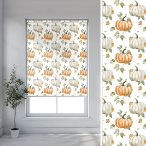 Roleta AUTUMN wzór AT38 o wysokości 220 cm | dynie