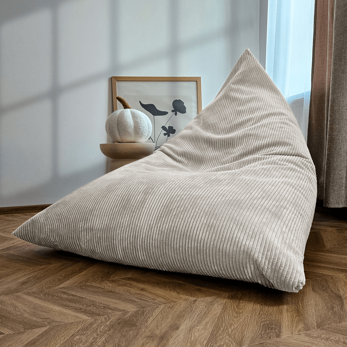 Pufa MANCHESTER LN01 | śmietankowy