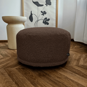 Pufa podnóżek BOUCLE BC2080 | brązowy