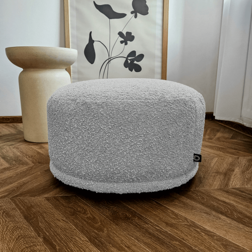 Pufa podnóżek BOUCLE BC2085 | szary