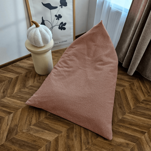 Pufa BOUCLE BC2071 | pudrowy róż