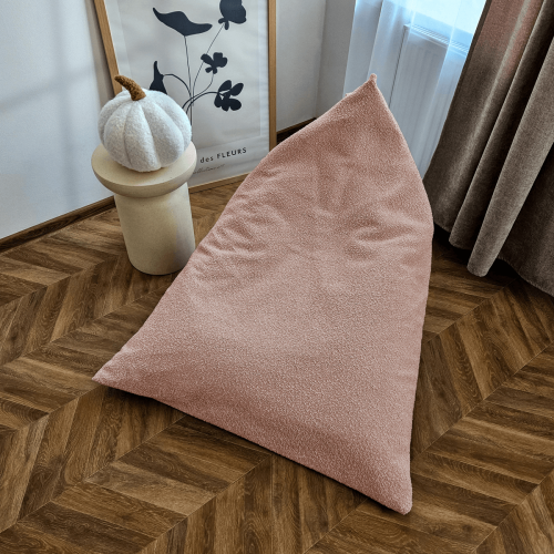 Pufa BOUCLE BC2072 | jasny róż 
