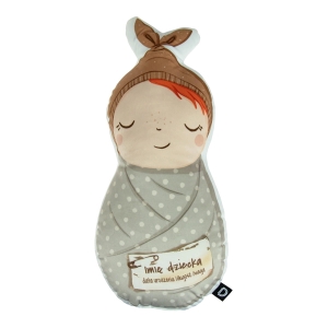Poduszka NEWBORN wzór NB10 | prezent z metryczką