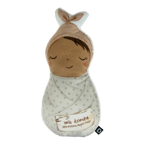 Poduszka NEWBORN wzór NB12 | prezent z metryczką 