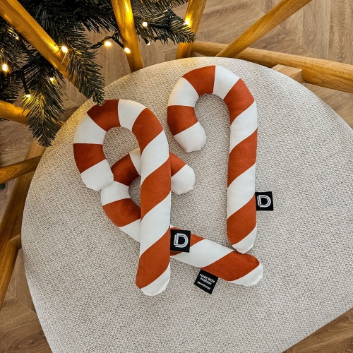 Poduszka mini XMAS wzór XM17 | Karmelowa laska cukrowa 