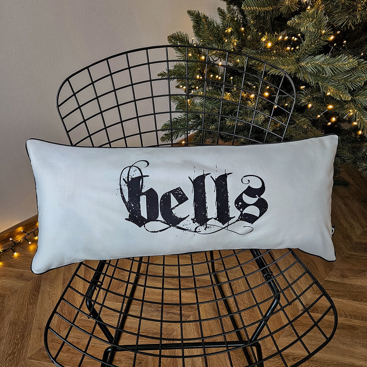 Poduszka XMAS wzór XM31 | Czarne bells