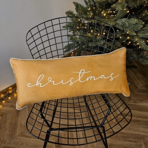 Poduszka XMAS wzór XM35 | Musztardowe Christmas