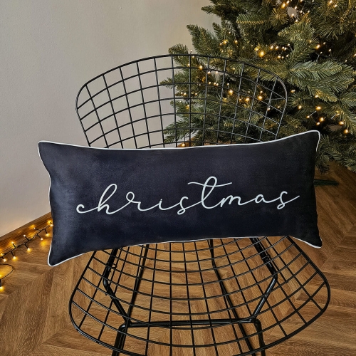 Poduszka XMAS wzór XM36 | Czarne Christmas 