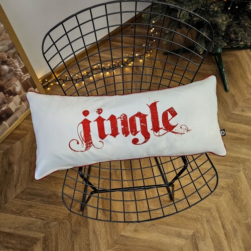 Poduszka XMAS wzór XM29 | Czerwone jingle