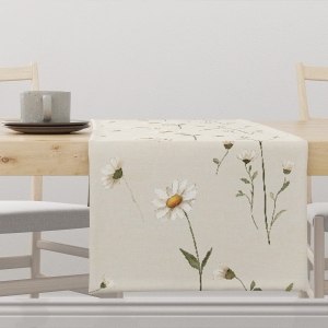 Bieżnik wiosenny SPRING wzór SP25 | stokrotki