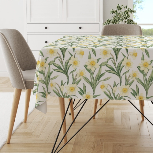 Obrus SPRING wzór SP01 | delikatne żonkile