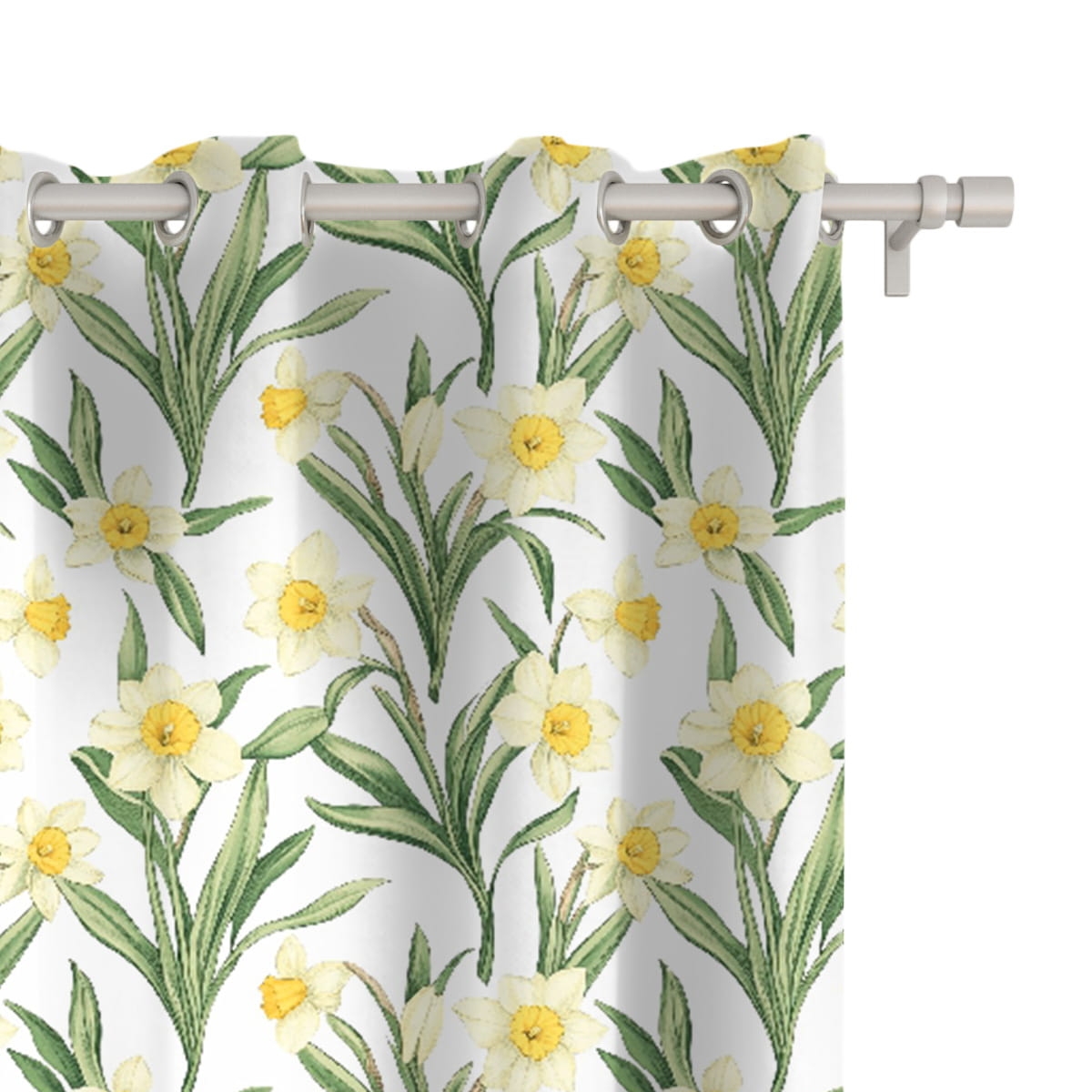 Zasłona SPRING wzór SP01 | delikatne żonkile
