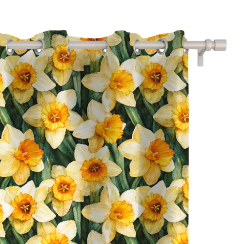 Zasłona SPRING wzór SP03 | żółte żonkile