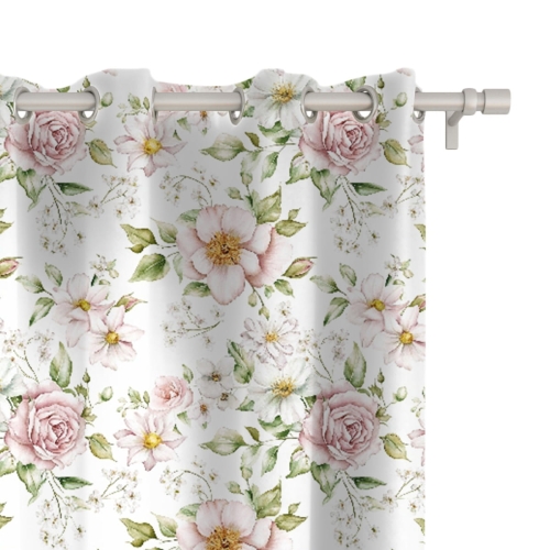 Zasłona FLORAL wzór F46 | kwitnące róże