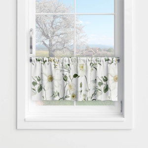 Zazdrostka FLORAL wzór F42 | białe kwiatki