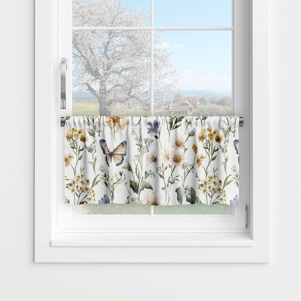 Zazdrostka FLORAL wzór F44 | kwiatki i motyle