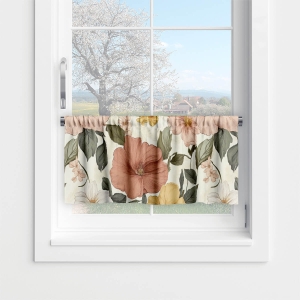 Zazdrostka FLORAL wzór F45 | kwiaty w sepii
