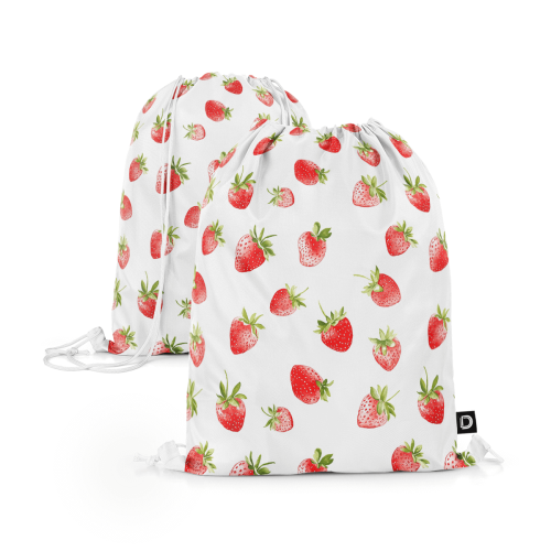 Plecak Worek SUMMER wzór SM67 | truskawki