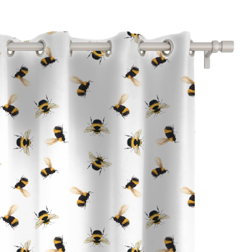 Zasłona SUMMER wzór SM03 | akwarelowe trzmiele