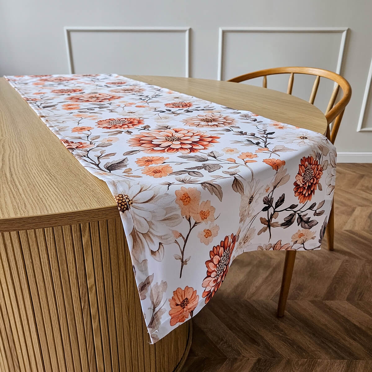 Bieżnik FLORAL wzór F43 | dalie